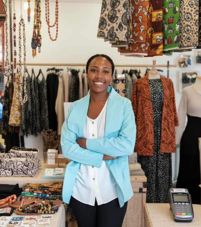 Nigerian business owner using Bareconnect